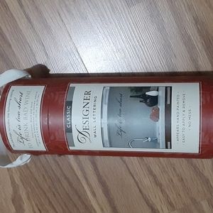 Vinyl Wall Lettering